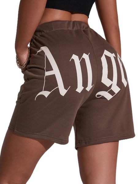 sxy letter graphic shorts q0ip#, White;black 
sxy letter graphic shorts q0ip#, White;black