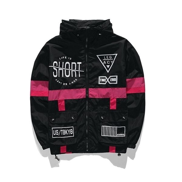 spring autumn windbreaker korean version for men hip hop coats plus size us size xs s m xl 201218, Black;brown
spring autumn windbreaker korean version for men hip hop coats plus size us size xs s m xl 201218, Black;brown