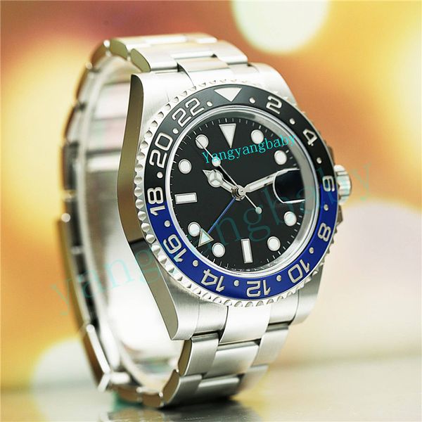 with box papers new version 41mm gmt ii series men's mechanical automatic wristwatch 1-pepsi cola ceramic ring, Slivery;brown
with box papers new version 41mm gmt ii series men's mechanical automatic wristwatch 1-pepsi cola ceramic ring, Slivery;brown