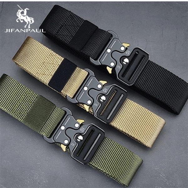 jifanpaul belt men outdoor hunting metal tactical belt multifunction alloy buckle marine corps canvas belt for men 220622, Black;brown
jifanpaul belt men outdoor hunting metal tactical belt multifunction alloy buckle marine corps canvas belt for men 220622, Black;brown