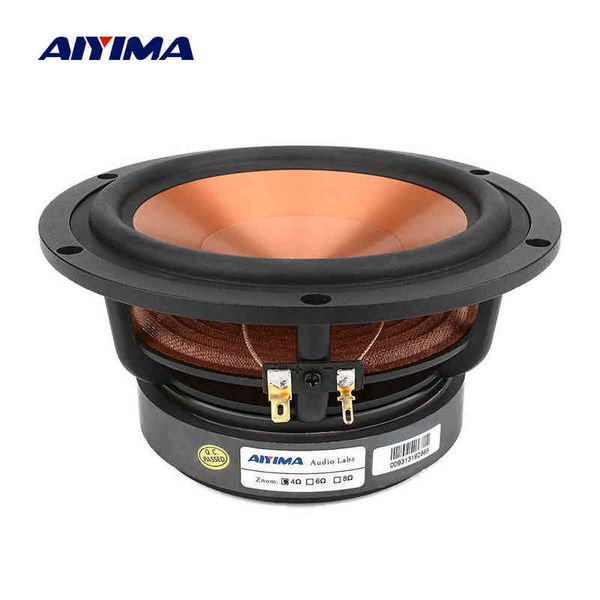Image of Aiyima Inch Midrange Woofers Hifi Sound Speaker Ohm W Bass Aluminum Music Speaker Diy Speakers For Bookshelf J220523