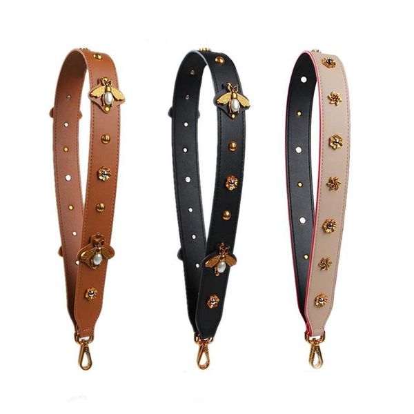 fashion wide leather pearl bee shoulder bag strap new long rivet flower crossbody strap handbag belt colorful bag accessorie240x, Black
fashion wide leather pearl bee shoulder bag strap new long rivet flower crossbody strap handbag belt colorful bag accessorie240x, Black