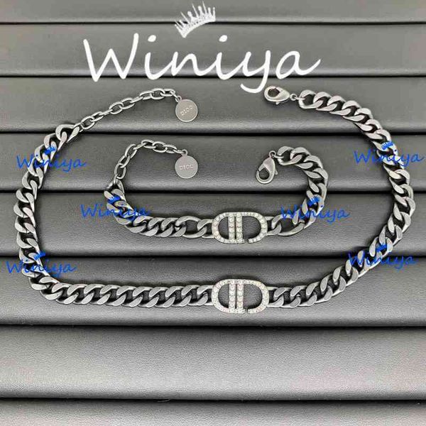 necklace new letter diamond inlaid black sweater chain bracelet female personality fashion jewelry, Silver
necklace new letter diamond inlaid black sweater chain bracelet female personality fashion jewelry, Silver