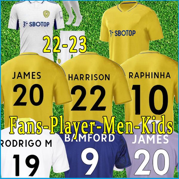 22 23 soccer jersey 2022 2023 t roberts hernandez united harrison james bamford raphinha phillips rodrigo football shirt men kids kits leeds, Black;yellow
22 23 soccer jersey 2022 2023 t roberts hernandez united harrison james bamford raphinha phillips rodrigo football shirt men kids kits leeds, Black;yellow