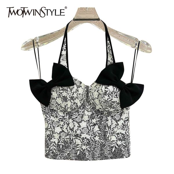 patchwork lace bowknot vests for women halter sleeveless short tank female korean summer fashion clothing 210423, White
patchwork lace bowknot vests for women halter sleeveless short tank female korean summer fashion clothing 210423, White