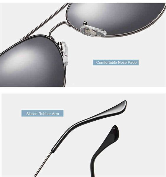 gafas de sol aviador men metal gold stainls steel black polarized army pilot aviation sunglass, White;black
gafas de sol aviador men metal gold stainls steel black polarized army pilot aviation sunglass, White;black