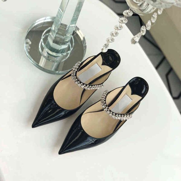 dress shoes net red 5cm pointed one-sided with half support medium and high heels wear bright leather chain 7phu, Black
dress shoes net red 5cm pointed one-sided with half support medium and high heels wear bright leather chain 7phu, Black