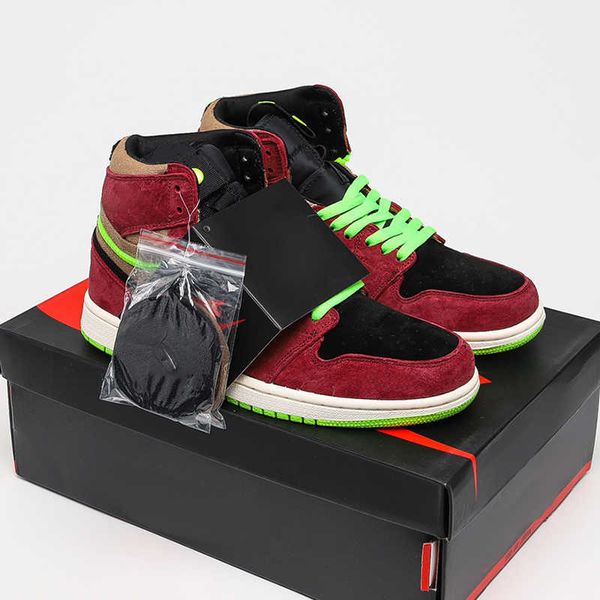 2022 jumpman 1 classical basketball shoes 1s high switch dark red designer fashion sport running shoe with box, Black
2022 jumpman 1 classical basketball shoes 1s high switch dark red designer fashion sport running shoe with box, Black