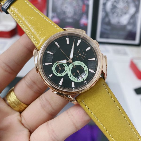 mens watch quartz movement watches 45mm luminous business wristwatches montre de luxe, Slivery;brown
mens watch quartz movement watches 45mm luminous business wristwatches montre de luxe, Slivery;brown