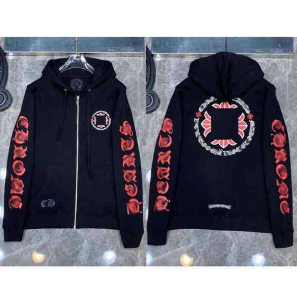 luxury designer sweatshirts fashion hoodies ch classic mens zipper hooded sweater cross flower pullover sanskrit pattern casual coat women, Black
luxury designer sweatshirts fashion hoodies ch classic mens zipper hooded sweater cross flower pullover sanskrit pattern casual coat women, Black