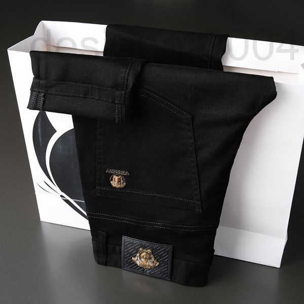 men's jeans designer fashion brand embroidery spring and summer new elastic jeans men's thin fashion casual slim fit small feet lo, Blue
men's jeans designer fashion brand embroidery spring and summer new elastic jeans men's thin fashion casual slim fit small feet lo, Blue