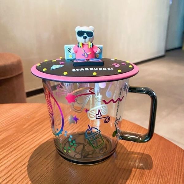 the latest 12oz starbucks glass mug, music dj starbucks coffee cup with lid, supports customized logo
the latest 12oz starbucks glass mug, music dj starbucks coffee cup with lid, supports customized logo