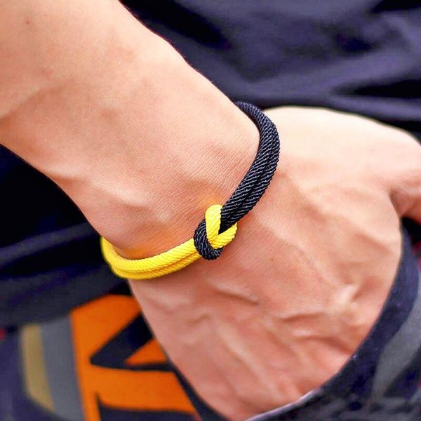 fashion men rope strand bracelet concentric knot 100 unfading stainless steel braclet for him camping survival braslet joias, Black
fashion men rope strand bracelet concentric knot 100 unfading stainless steel braclet for him camping survival braslet joias, Black