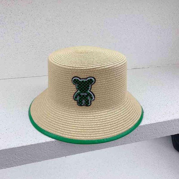 ball caps design spring and summer green leather bag brim checked bear flat wide brimmed straw hat basin 5ns5, Blue;gray
ball caps design spring and summer green leather bag brim checked bear flat wide brimmed straw hat basin 5ns5, Blue;gray