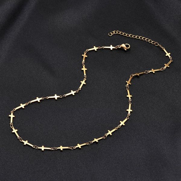 chains mini cross chain necklace for women,charm choker necklace, stainless steel layered link adjustable statement jewelry, Silver
chains mini cross chain necklace for women,charm choker necklace, stainless steel layered link adjustable statement jewelry, Silver