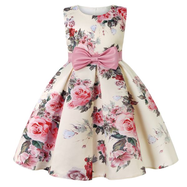 new girls dress print princesses dress children's birthday party for girl prom prints princess wedding frocks satin children dresses ch, Red;yellow
new girls dress print princesses dress children's birthday party for girl prom prints princess wedding frocks satin children dresses ch, Red;yellow