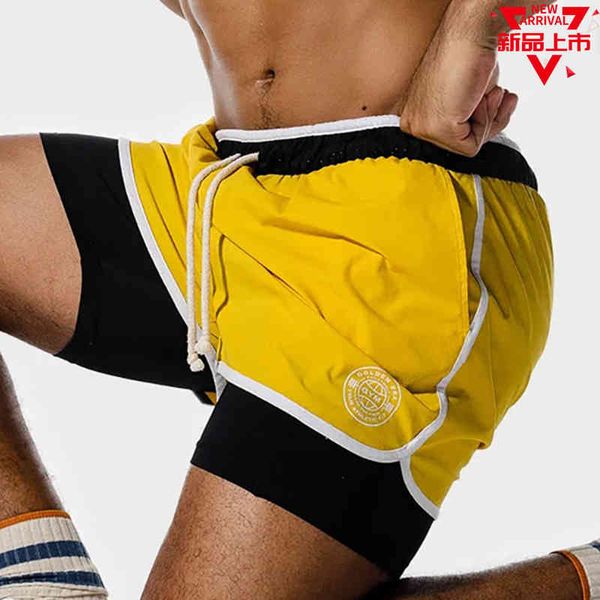 men's woven shorts muscle fitns brother trend summer running training breathable elastic casual ins sweatpants, White;black
men's woven shorts muscle fitns brother trend summer running training breathable elastic casual ins sweatpants, White;black