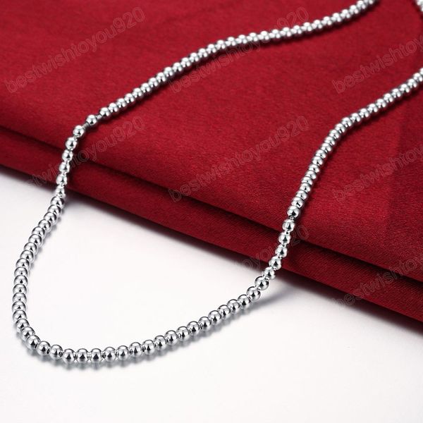 classic 925 silver necklaces jewelry 18 inches hollow 4mm buddha beads fashion necklace for women christmas gifts
classic 925 silver necklaces jewelry 18 inches hollow 4mm buddha beads fashion necklace for women christmas gifts