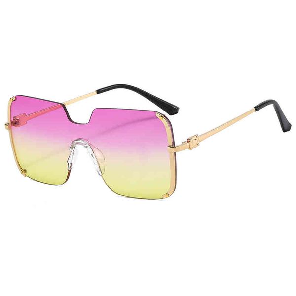 new ocean piece metal large frame sunglass personalized framels onepiece men's and women's glass fashion sunglasses luxury brand s, White;black
new ocean piece metal large frame sunglass personalized framels onepiece men's and women's glass fashion sunglasses luxury brand s, White;black
