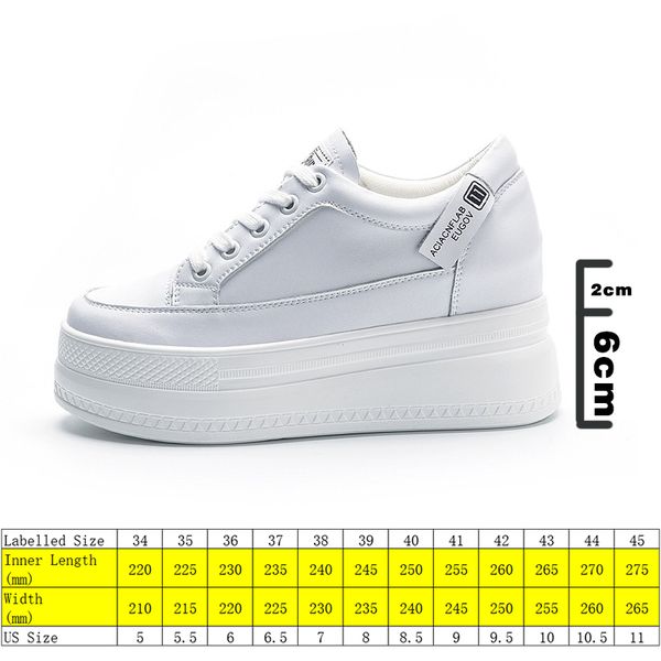 8cm platform wedge sneakers white shoes genuine leather lace up spring autumn shoes summer women breathable comfy shoes, Black;yellow
8cm platform wedge sneakers white shoes genuine leather lace up spring autumn shoes summer women breathable comfy shoes, Black;yellow