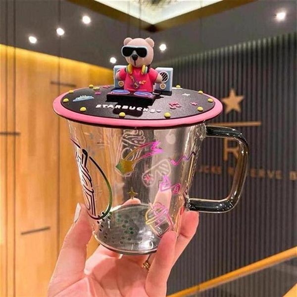 starbucks music dj mug with cute bear silicone lid rainbow glass drinking cup270o3029
starbucks music dj mug with cute bear silicone lid rainbow glass drinking cup270o3029