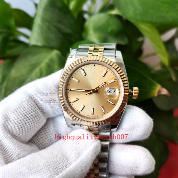 original box high-quality watch new version u1 36mm yellow dial 126231 126233 eta movement automatic 18k yellow two tone gold 316l mens ladi, Slivery;brown
original box high-quality watch new version u1 36mm yellow dial 126231 126233 eta movement automatic 18k yellow two tone gold 316l mens ladi, Slivery;brown