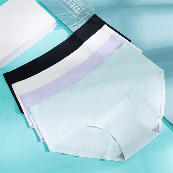 3pcs/set womens panties female seamless underwear ice silk comfortable underpants mid-waist breathable briefs lingerie 220426, Black;pink
3pcs/set womens panties female seamless underwear ice silk comfortable underpants mid-waist breathable briefs lingerie 220426, Black;pink