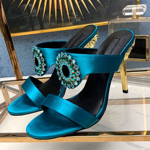 crystal dress shoes classic hardware high heels genuine leather womens sliders women sandal slide lady pumps comfortable rubber sole slipper, Black
crystal dress shoes classic hardware high heels genuine leather womens sliders women sandal slide lady pumps comfortable rubber sole slipper, Black