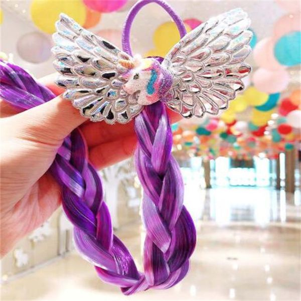 children cartoon unicorn color wig hair rope girl baby fried dough twist braid s13, Slivery;white
children cartoon unicorn color wig hair rope girl baby fried dough twist braid s13, Slivery;white