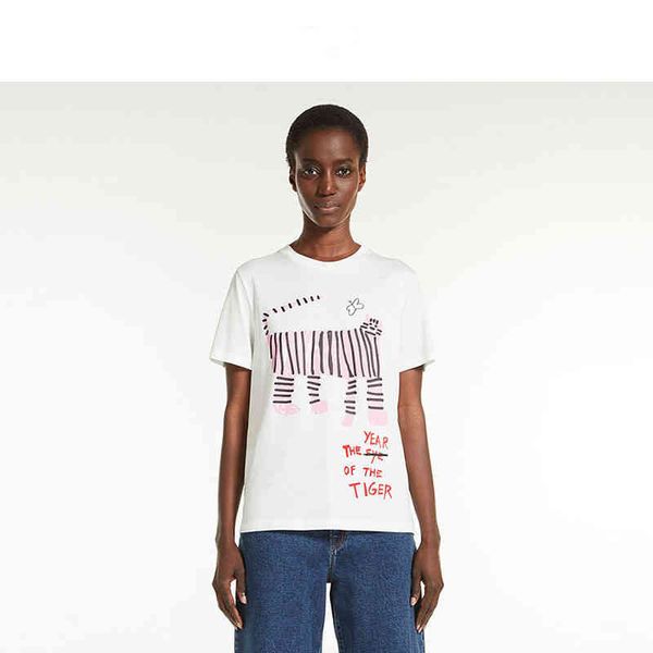 designer luxury max 2022 early spring new women leisure printed t-shirt plus size s-4xl, White
designer luxury max 2022 early spring new women leisure printed t-shirt plus size s-4xl, White