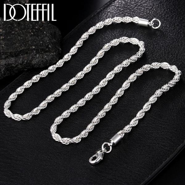 925 sterling silver ed rope chain necklace 16/18/20/22/24 inch 4mm for women man fashion wedding charm jewelry3302
925 sterling silver ed rope chain necklace 16/18/20/22/24 inch 4mm for women man fashion wedding charm jewelry3302