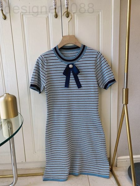 women's t-shirt designer small fragrance skirt 2022 spring summer bow thin design stripe short sleeve knitted dress large 9xrn, White
women's t-shirt designer small fragrance skirt 2022 spring summer bow thin design stripe short sleeve knitted dress large 9xrn, White