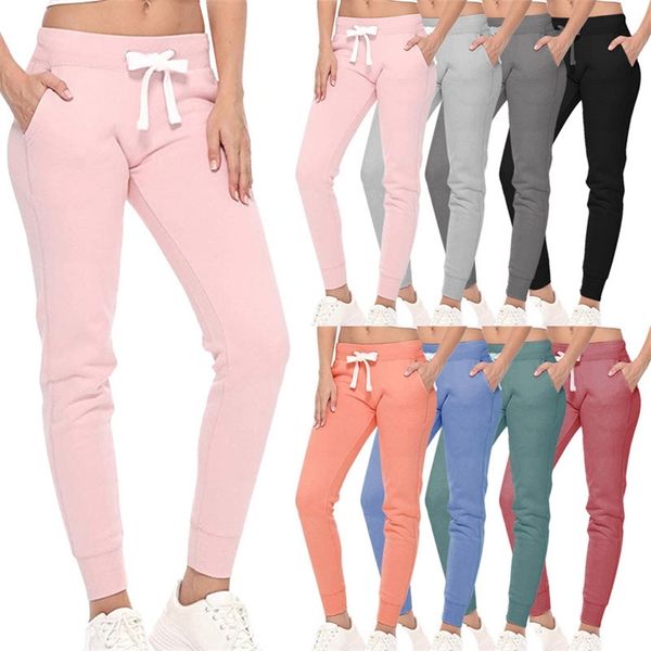 spring women casual sweatpants gym workout solid thin fleece trousers velvet winter warm female sport pants running 201113, Black;white
spring women casual sweatpants gym workout solid thin fleece trousers velvet winter warm female sport pants running 201113, Black;white