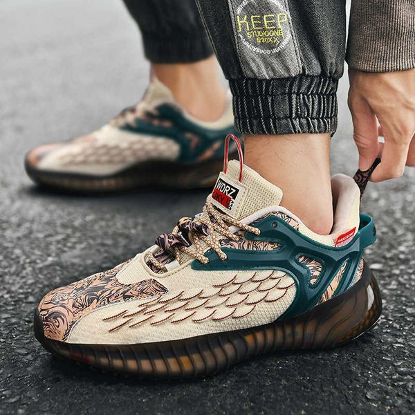 2022 elling boy men's new fish scale fluorescent flying weaving shoes casual lace-up breathable cushioning shoes classic luxury running, Black
2022 elling boy men's new fish scale fluorescent flying weaving shoes casual lace-up breathable cushioning shoes classic luxury running, Black