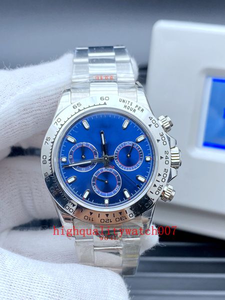 watches mens blue white dial sapphire glass 40mm h 116500 116509 stainless steel bracelet 4130 automatic chronograph fashion men's watc, Slivery;brown
watches mens blue white dial sapphire glass 40mm h 116500 116509 stainless steel bracelet 4130 automatic chronograph fashion men's watc, Slivery;brown