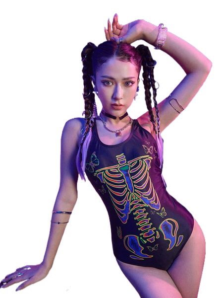 romwe cyber luvr skeleton & butterfly graphic criss cross tie back one piece swimsuit a4am#, White;black
romwe cyber luvr skeleton & butterfly graphic criss cross tie back one piece swimsuit a4am#, White;black