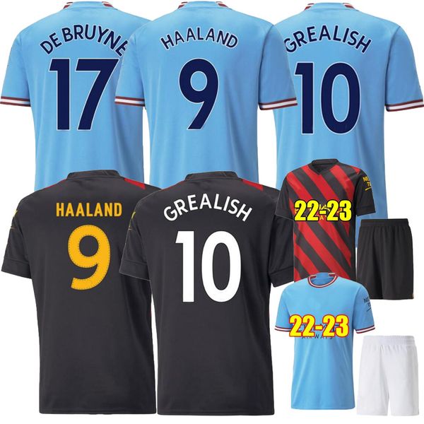 22 23 haaland soccer jerseys grealish sterling mans cities mahrez fans version de bruyne foden 2022 2023 football shirt kids kit sets unifo, Black;yellow
22 23 haaland soccer jerseys grealish sterling mans cities mahrez fans version de bruyne foden 2022 2023 football shirt kids kit sets unifo, Black;yellow
