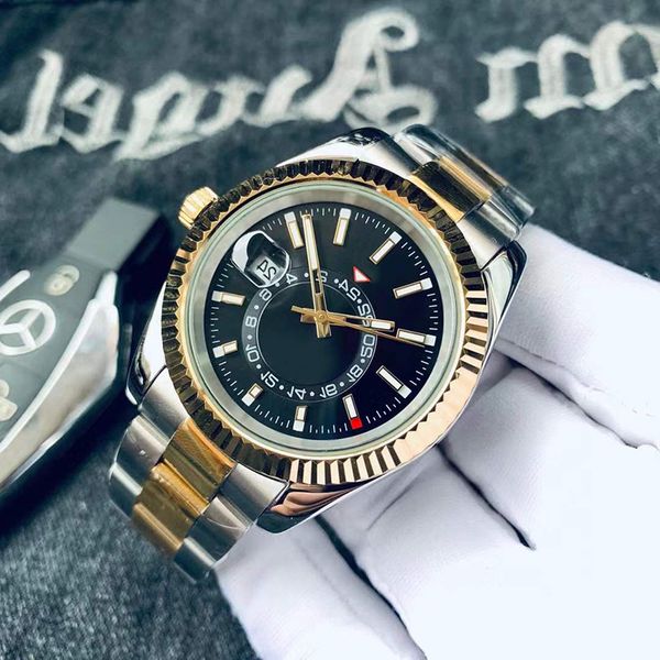 men's automatic mechanical watch 42mm 904l full stainless steel water resistant sapphire luminous watches, Slivery;brown
men's automatic mechanical watch 42mm 904l full stainless steel water resistant sapphire luminous watches, Slivery;brown