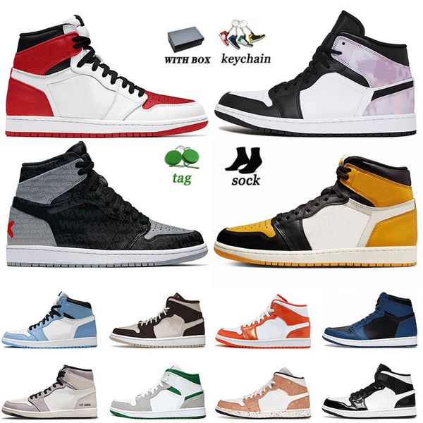 mid 1 basketball shoes for mens women og jumpman 1s sneakers with box zen master stage haze heritage off chicago reimagined unc bred patent
mid 1 basketball shoes for mens women og jumpman 1s sneakers with box zen master stage haze heritage off chicago reimagined unc bred patent