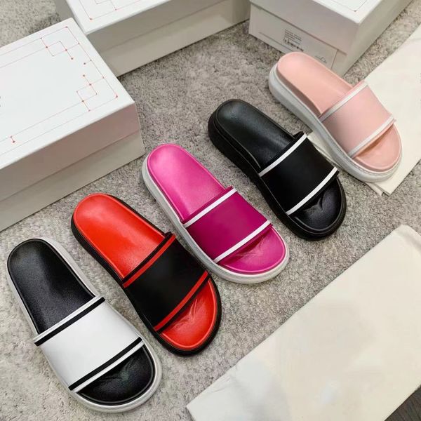 fashion women sandals rubber leather slippers summer flat stylist slides ladies beach sandal party wedding slipper with box, Black
fashion women sandals rubber leather slippers summer flat stylist slides ladies beach sandal party wedding slipper with box, Black