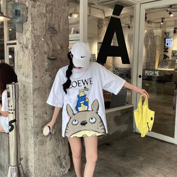 women's t-shirt designer chinchilla short sleeve casual t-shirt cartoon cotton loose half printed embroidery chinchilla ob2k, White
women's t-shirt designer chinchilla short sleeve casual t-shirt cartoon cotton loose half printed embroidery chinchilla ob2k, White