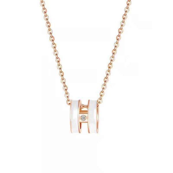 titanium steel necklace 18k rose gold diamond pendant h letter clavicle chain simple and versatile non fading necklace female, Silver
titanium steel necklace 18k rose gold diamond pendant h letter clavicle chain simple and versatile non fading necklace female, Silver