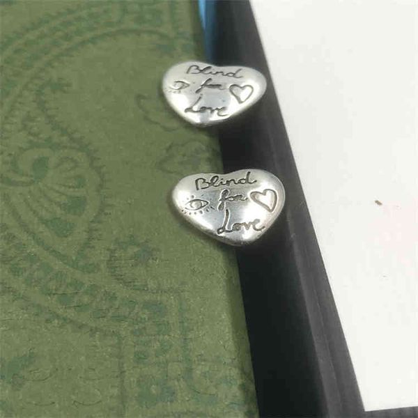 2023 designer new fashion jewelry ancient classic blind for fearless love net red temperament female s925 silver needle earrings, Golden
2023 designer new fashion jewelry ancient classic blind for fearless love net red temperament female s925 silver needle earrings, Golden