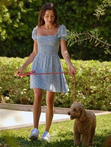 casual dresses spring summer french hepburn style bubble sleeve square neck elastic waist dress women, Black;gray
casual dresses spring summer french hepburn style bubble sleeve square neck elastic waist dress women, Black;gray