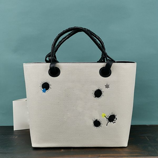 level spirited away crossover canvas tote bags embroidery printing coal ball small size hand-woven handbag shoulder high-capacity shopping b
level spirited away crossover canvas tote bags embroidery printing coal ball small size hand-woven handbag shoulder high-capacity shopping b