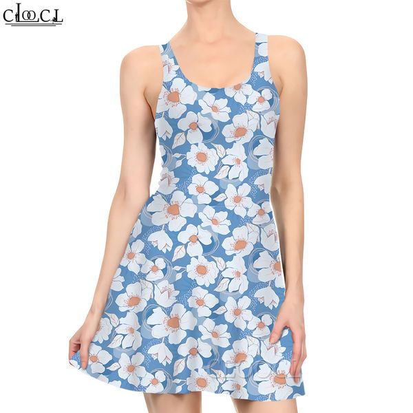 women dress white flower 3d printed mini dress for fashion female sleeveless kneelength dress elegant blue dresses 220616, Black;gray
women dress white flower 3d printed mini dress for fashion female sleeveless kneelength dress elegant blue dresses 220616, Black;gray