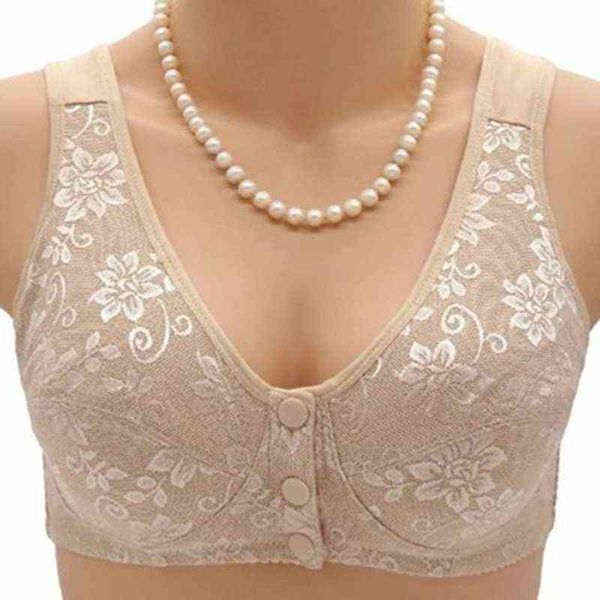 36.46 summer women front button bra without padding plus size bras mother cotton wireless underwear large bralette 5121 l220726, Red;black
36.46 summer women front button bra without padding plus size bras mother cotton wireless underwear large bralette 5121 l220726, Red;black