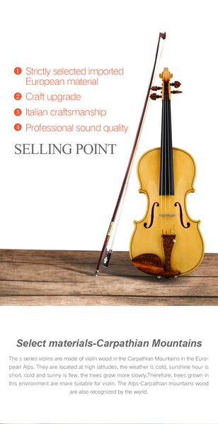 christina s400y imported european material violin professional examination performance grade handmade yellow violin
christina s400y imported european material violin professional examination performance grade handmade yellow violin