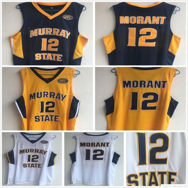 stitched ncaa vintage murray state racers college basketball jerseys ja 12 morant blue white yellow stitched ja morant jersey shirts ovc pat, Black
stitched ncaa vintage murray state racers college basketball jerseys ja 12 morant blue white yellow stitched ja morant jersey shirts ovc pat, Black