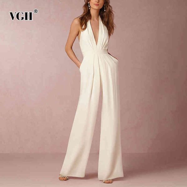 casual jumpsuit for women v neck sleeveless off shoulder backless high waist temperament jumpsuits female fashion style 210507, Black;white
casual jumpsuit for women v neck sleeveless off shoulder backless high waist temperament jumpsuits female fashion style 210507, Black;white